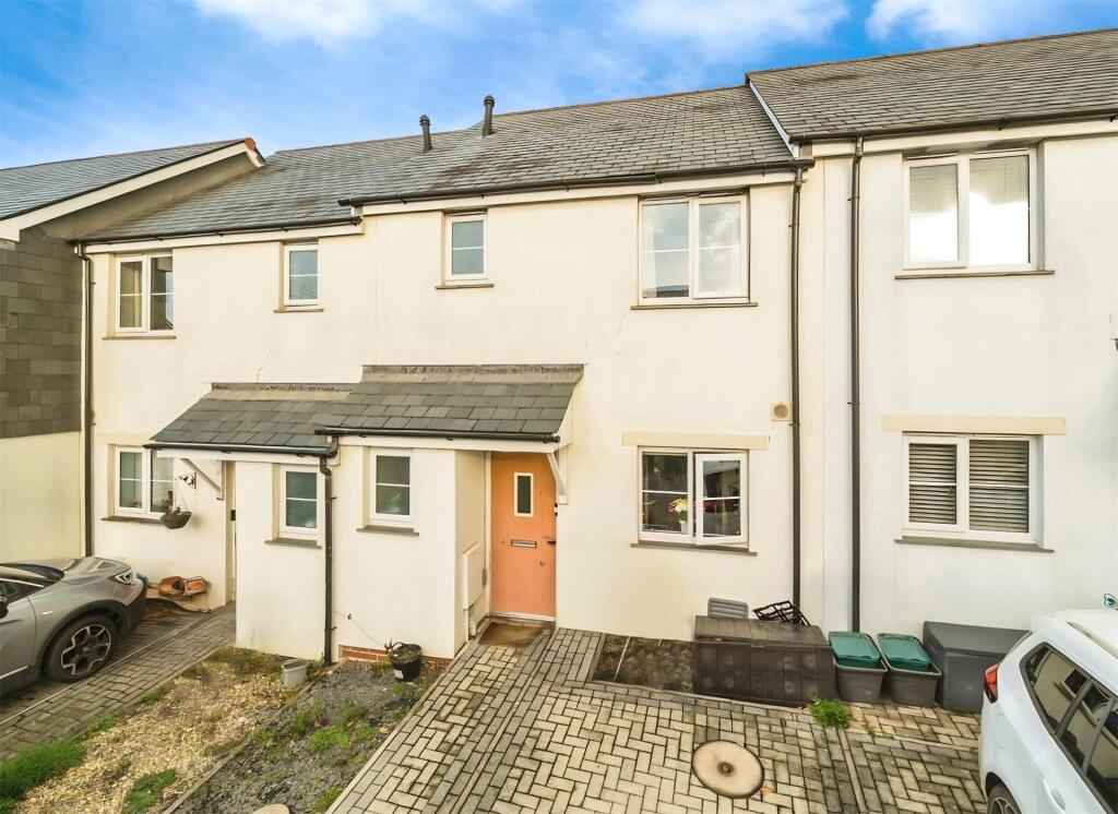 3-bed terraced on Phoebe Close, St. Anns Chapel, Gunnislake, Cornwall, £143,500