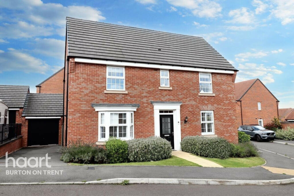 4-bed detached on Rook Drive, Burton-On-Trent, £425,000