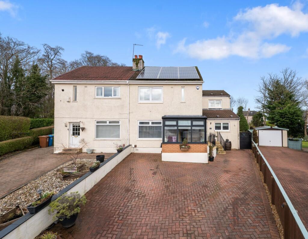 4-bed semi-detached on Woodside Avenue, Thornliebank, £325,000