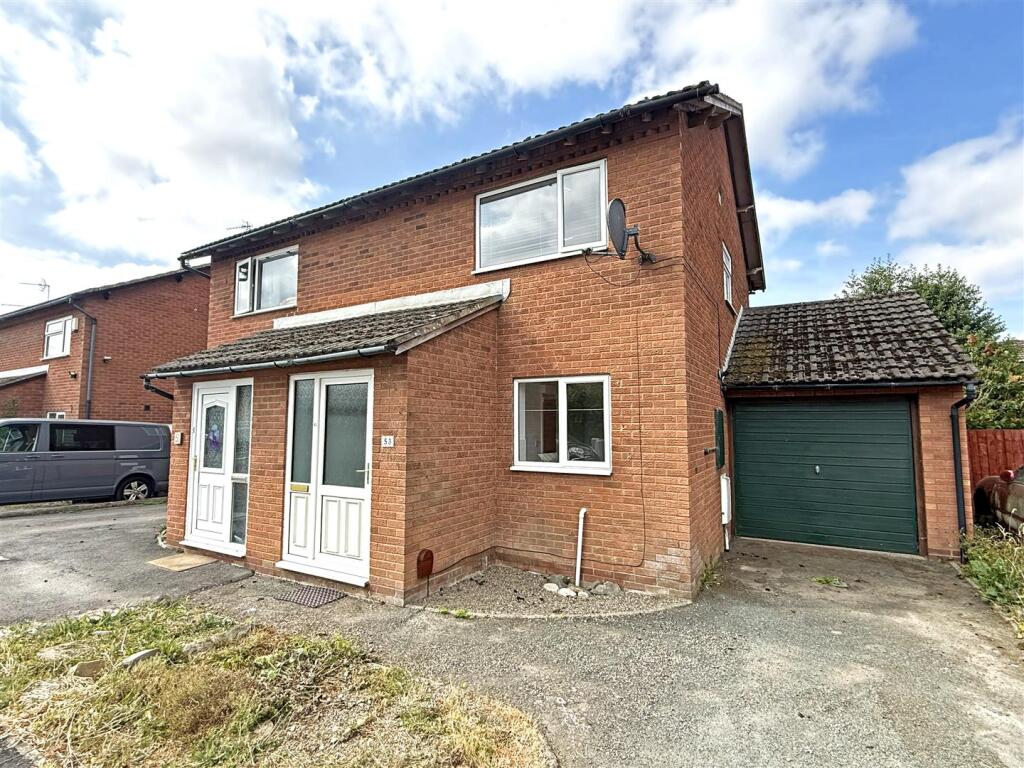 2-bed semi-detached on Bromley Road, Bicton Heath, Shrewsbury, £200,000