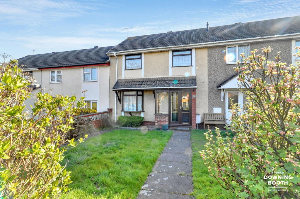 3-bed terraced on Bower Close, Lichfield, £180,000