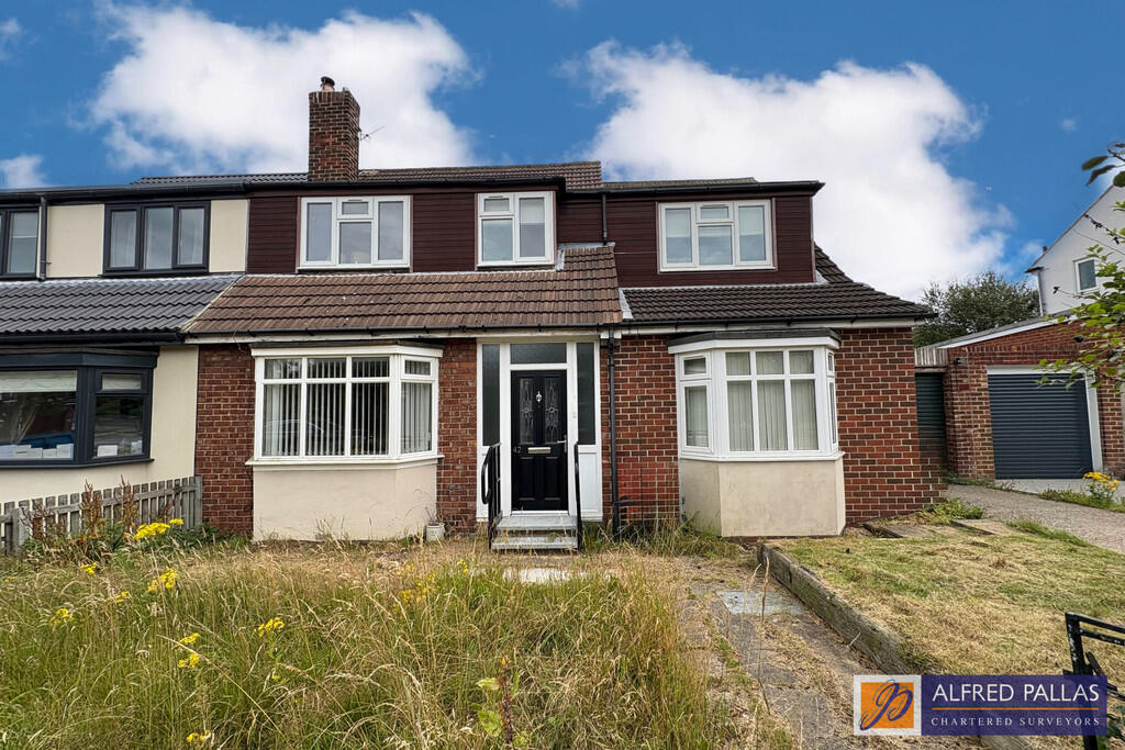4-bed semi-detached on Ravensbourne Avenue, East Boldon, £365,000