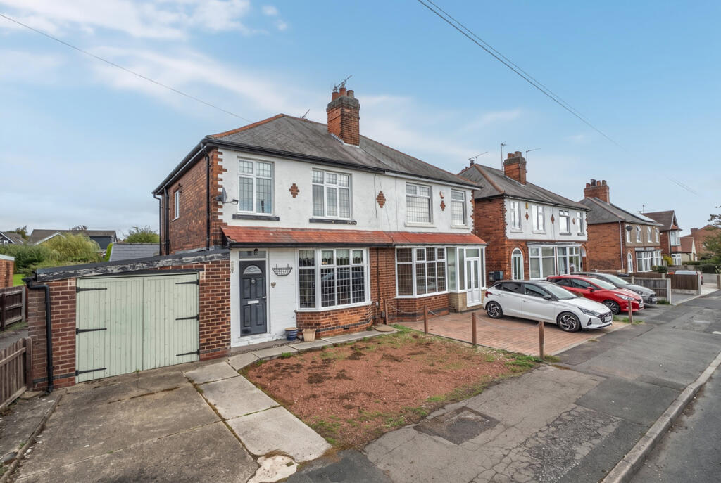 3-bed semi-detached on Moor Road, Brinsley, NG16, £220,000