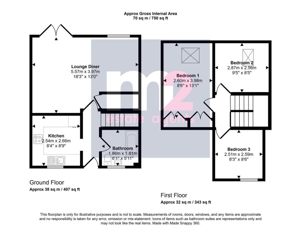 House in Newport, Bettws - View 2