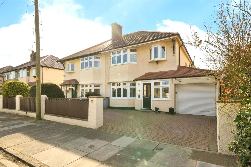 4-bed semi-detached on Saxon Road, Hoylake, Wirral, £525,000