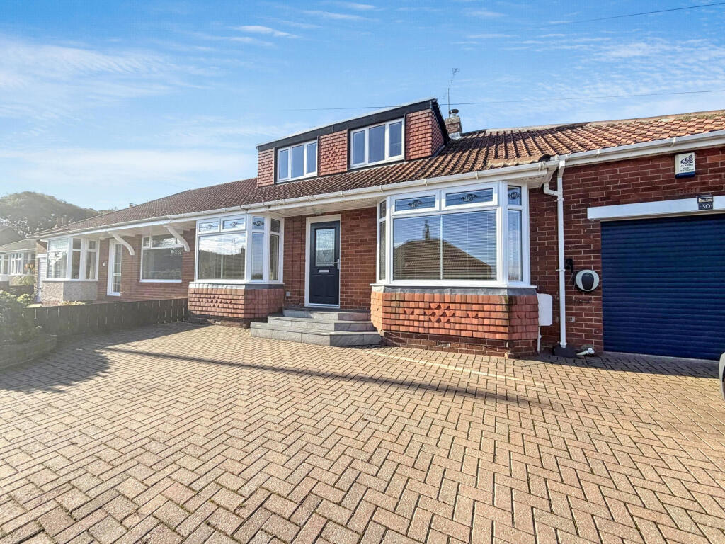 4-bed semi-detached on Parkfield, Seaton Sluice, Whitley Bay, Northumberland, NE26 4HS, £420,000
