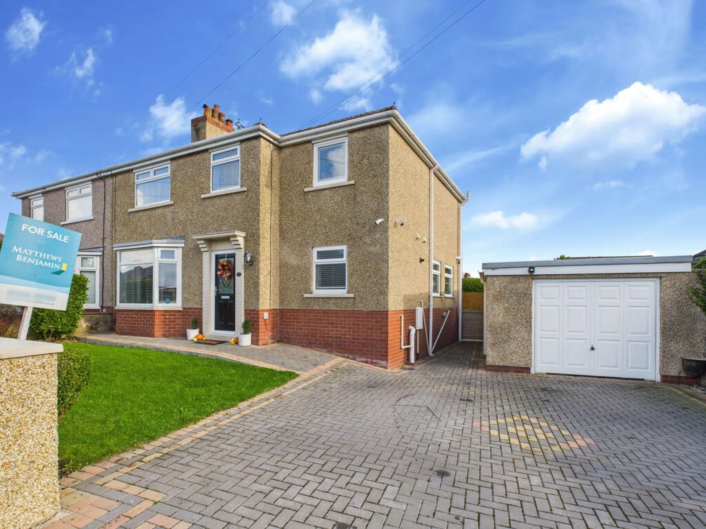 4-bed semi-detached on 20 School Road, Heysham, LA3 2RG, £375,000