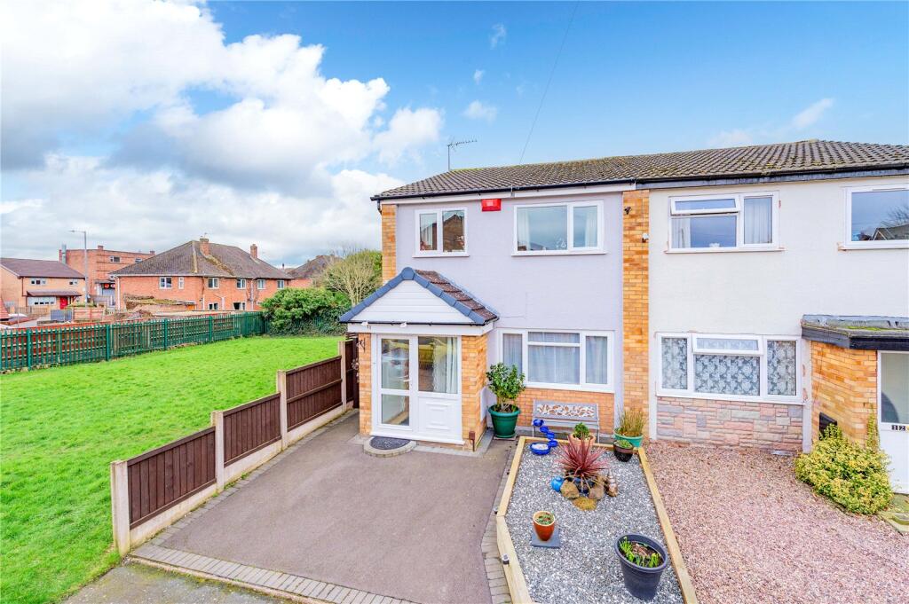 3-bed semi-detached on Old Hall Close, Wellington, Telford, Shropshire, TF1, £240,000