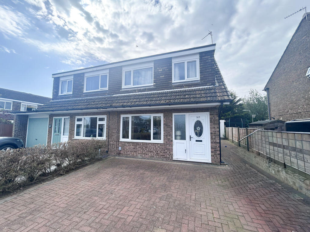 3-bed semi-detached on 165 Arundel Drive, Carleton, Poulton Le Fylde FY6 7TR, £169,950