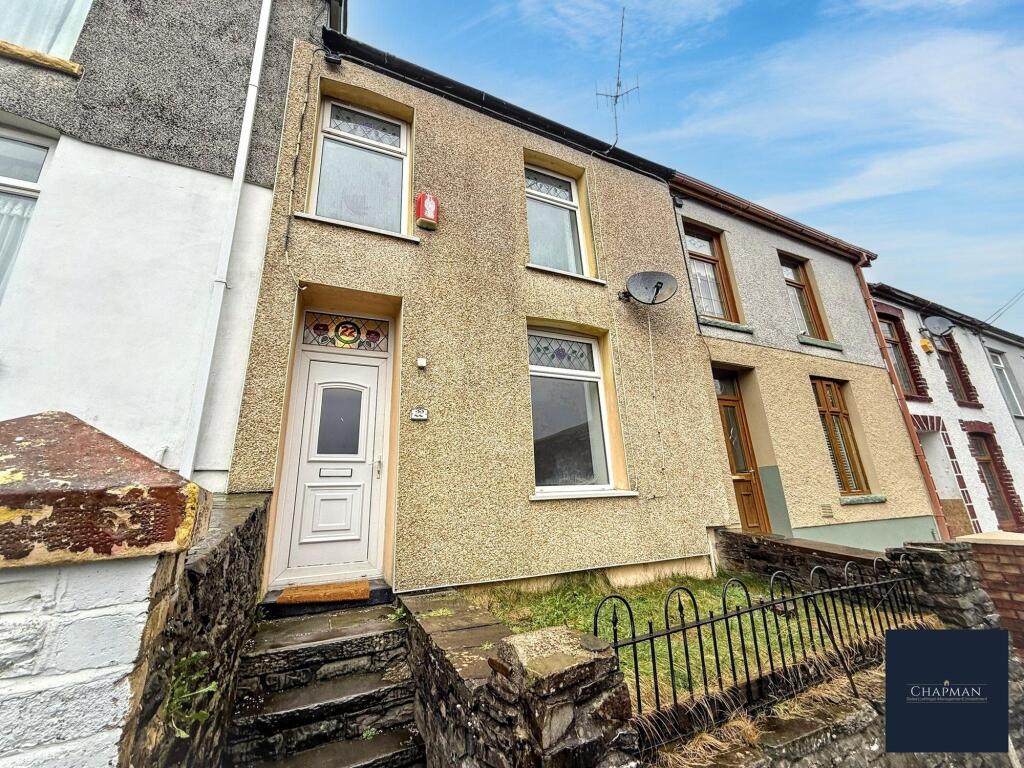 2-bed terraced on Bryn Terrace, Wattstown, CF39, £120,000