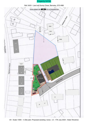 FRONT PLOT SITE PLAN