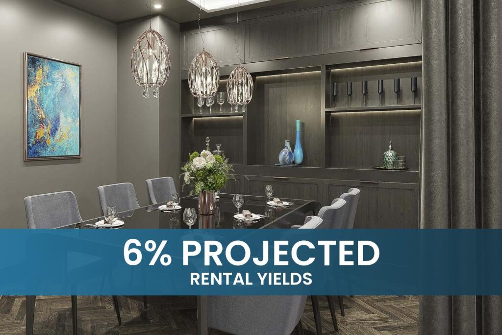 1-bed flat on 6% Projected Rental Yields | Embankment Exchange, Manchester – Elegant 1 Bed, Smart Investment, £260,000