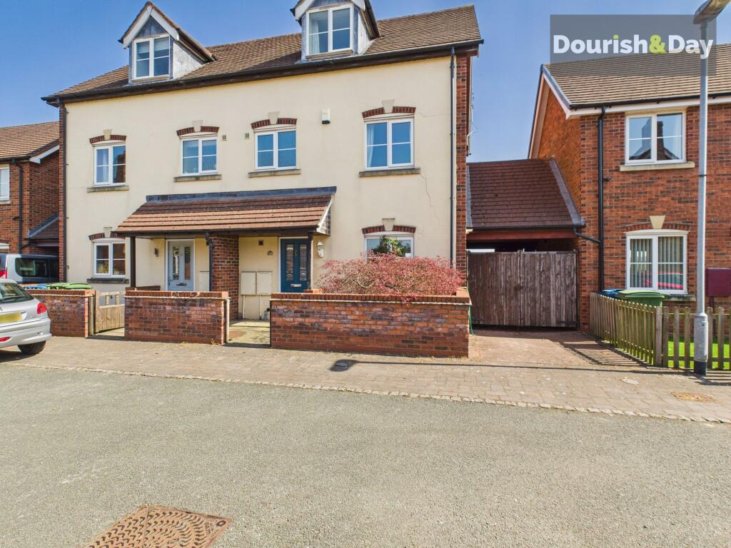 4-bed semi-detached on Prospect Place, Stafford, ST17, £225,000