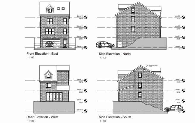 Building Plot 152 Somerset Road Elevations