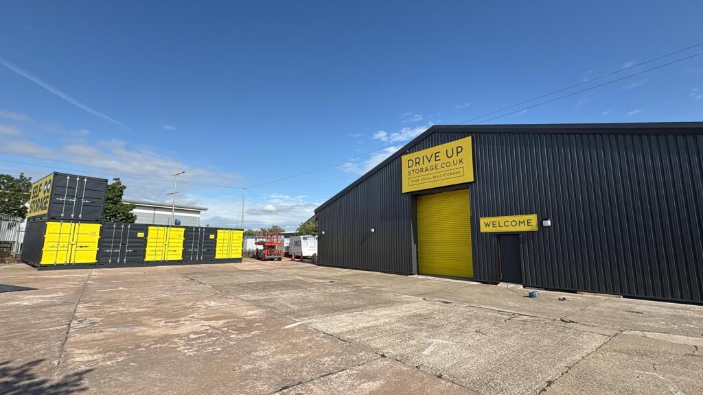 Secure commercial business park with easy access
