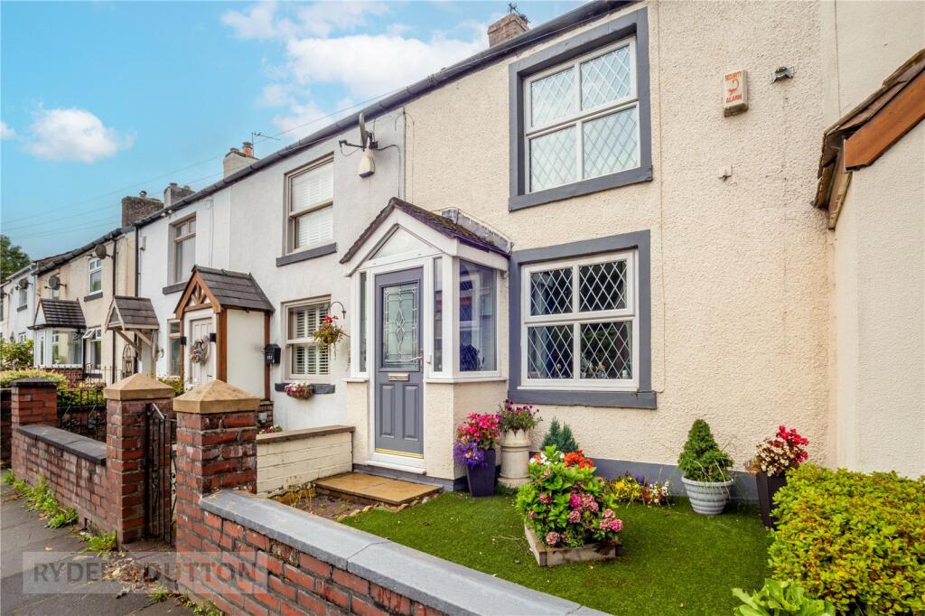 2-bed terraced on Heywood Old Road, Bowlee, Middleton, Manchester, M24, £225,000