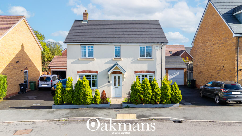 4-bed detached on Wildlife Way, Droitwich, WR9, £399,950
