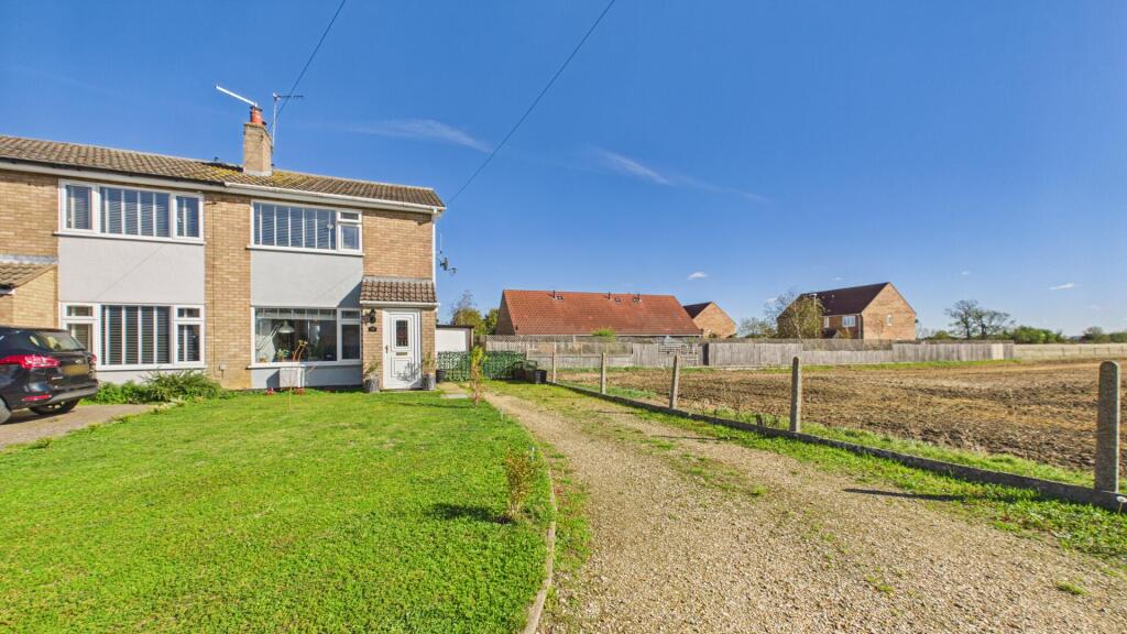 2-bed semi-detached on Cloven Ends, Langtoft, £225,000