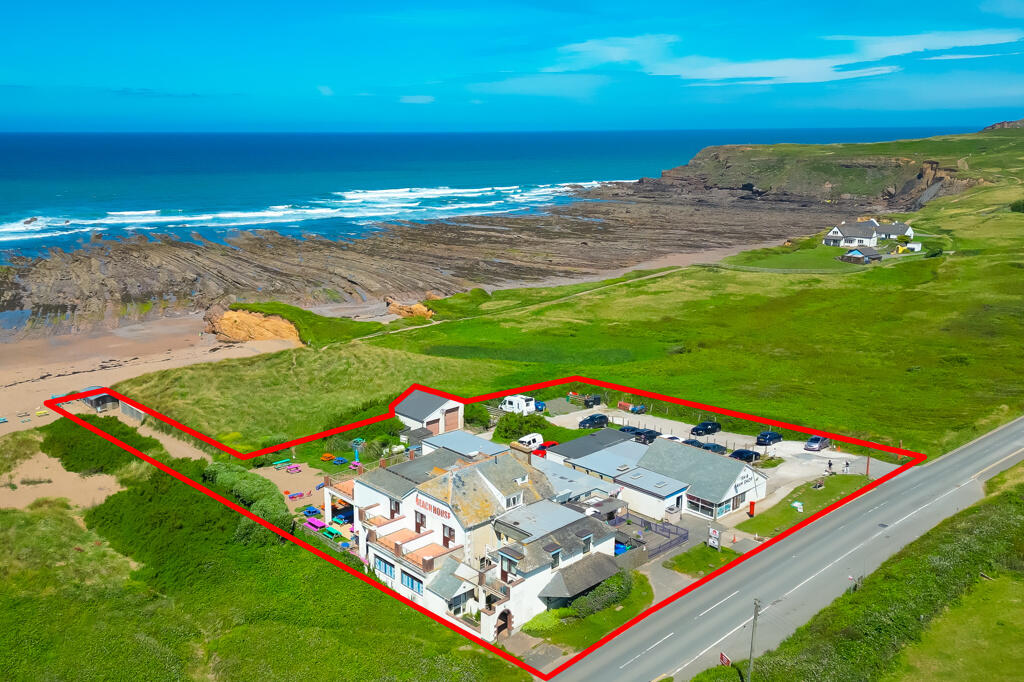 Main image of property: The Beach House, Marine Drive, Widemouth Bay, Bude, Cornwall, EX23 0AW