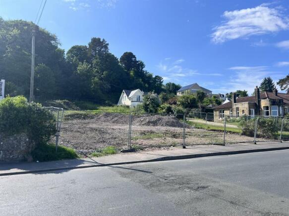 Looking towards the site