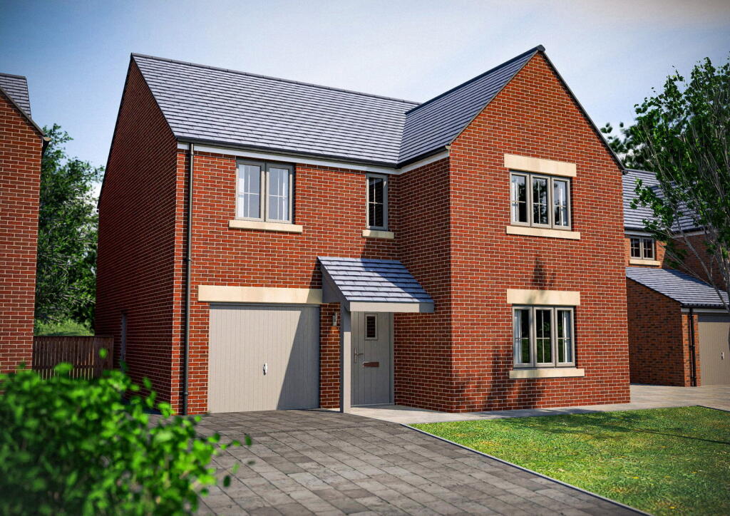 4-bed detached on The Whittington at The Steadings (Wynyard Homes), Alnwick, NE66 1DE, £454,995