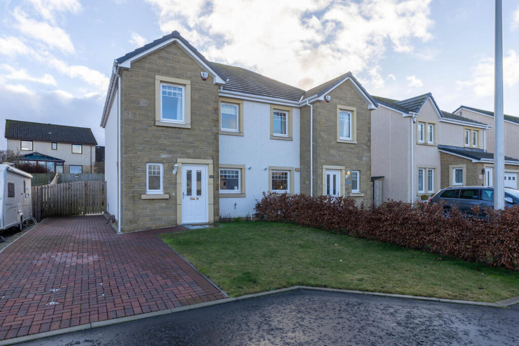 3-bed semi-detached on Cheviot Road, Auchterarder, £237,000
