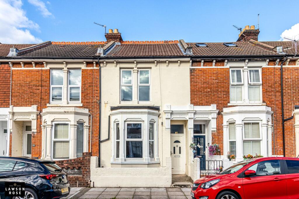 3-bed terraced on Bramshott Road, Southsea, PO4, £260,000