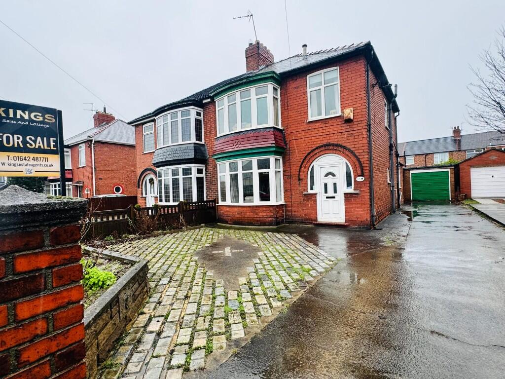 3-bed semi-detached on Kirkleatham Lane, Redcar, North Yorkshire, TS10, £169,950