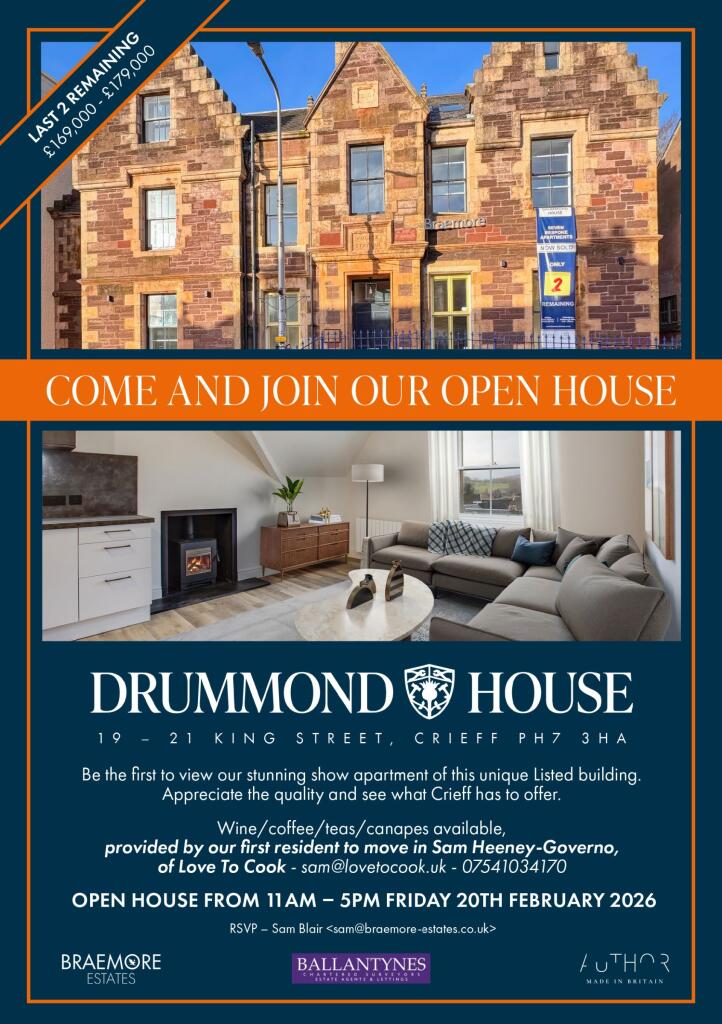 Main image of property: 3/19 Drummond House, King Street, Crieff PH7 3HA