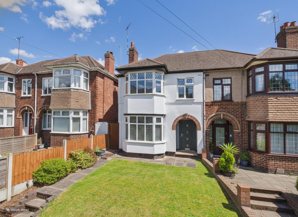 4-bed semi-detached on Allesley Old Road, Allesley, Coventry, £300,000