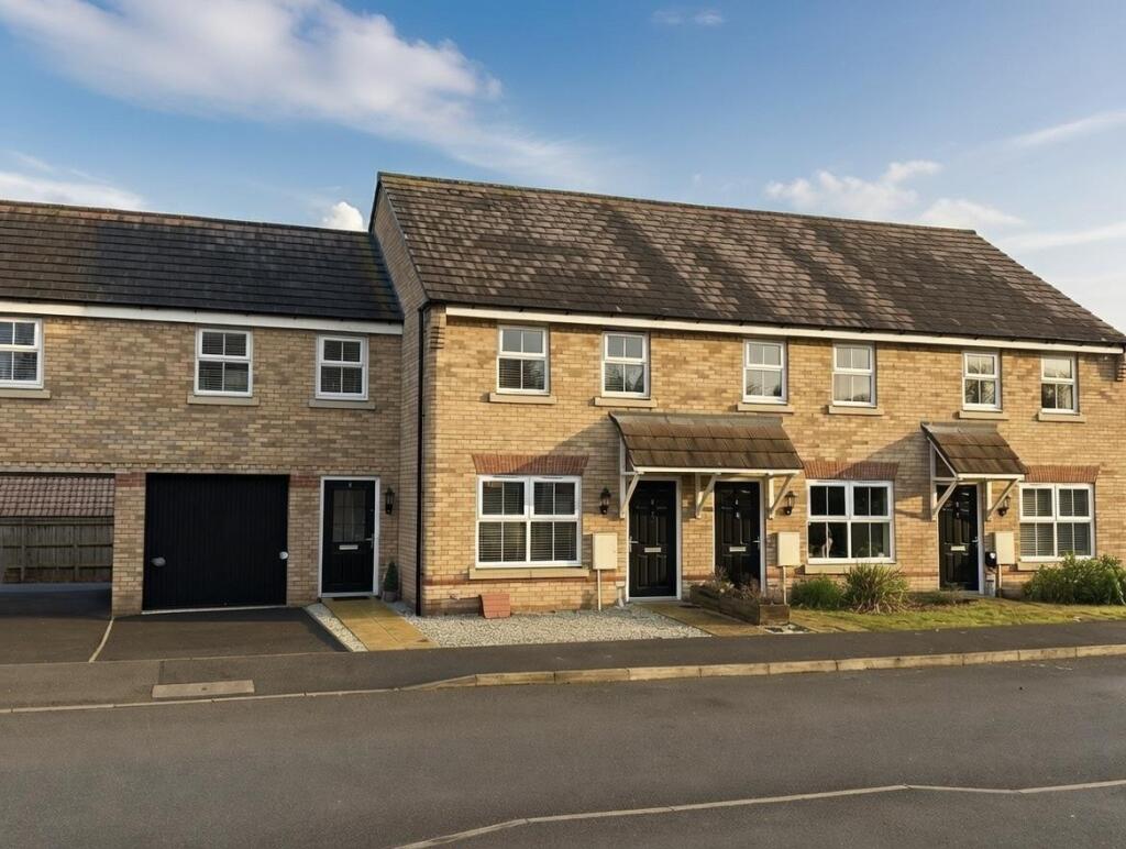 2-bed terraced on De Bray Close, Duston, Northampton NN5, £73,500