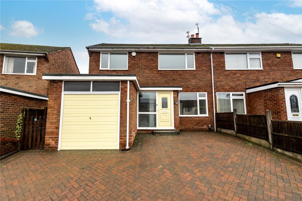 3-bed semi-detached on Priory Road, Wombridge, Telford, Shropshire, TF2, £260,000