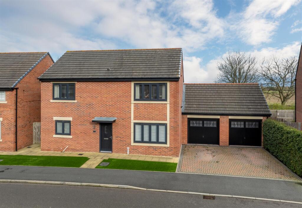 4-bed detached on Shepherds Cote Drive, Hepscott Park, Stannington, Morpeth, NE61, £425,000
