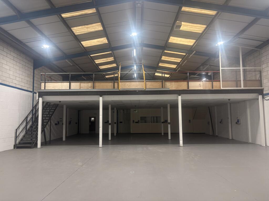 Main warehouse from roller shutter door