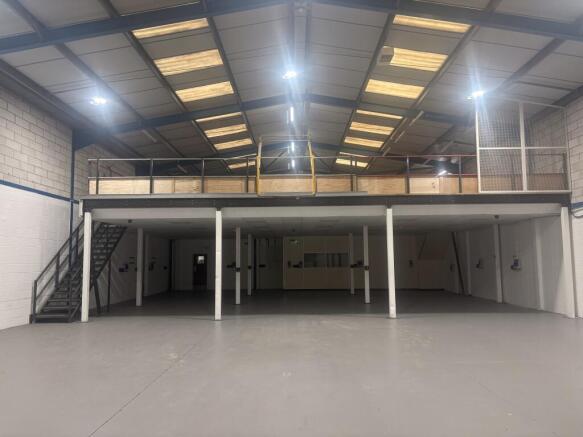 Main warehouse from roller shutter door