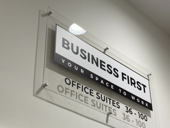 Business First sign