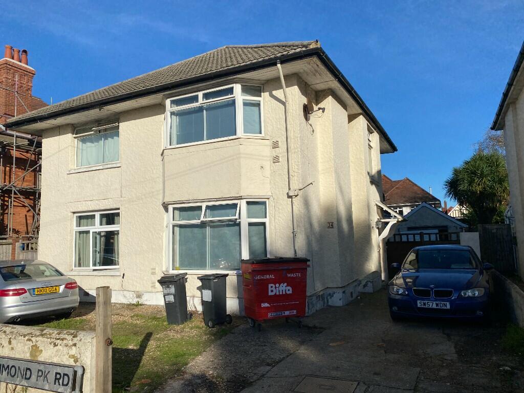 6-bed detached on Richmond Park Road, Bournemouth, Dorset, BH8, £535,000