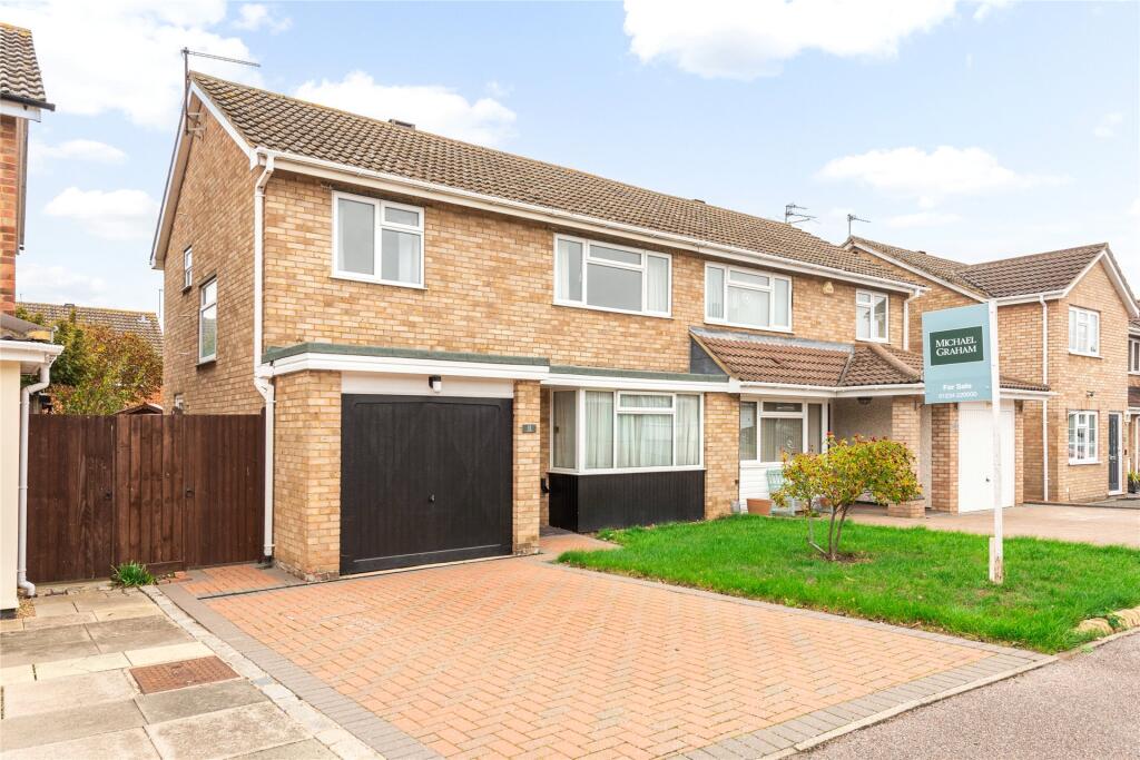 3-bed semi-detached on Leyside, Bromham, Bedfordshire, MK43, £375,000