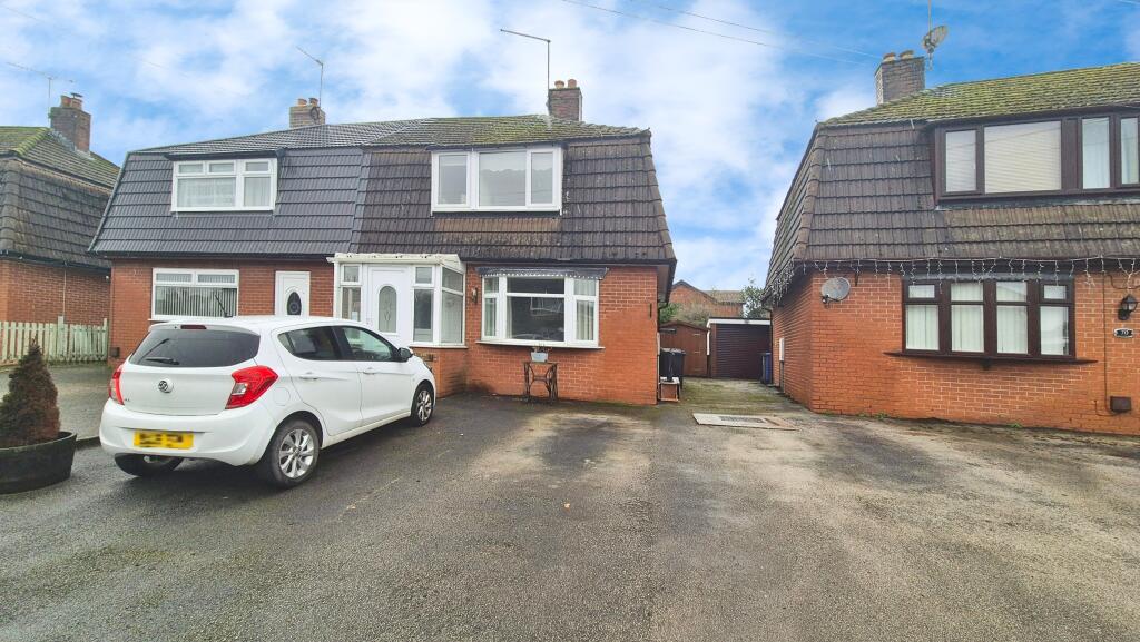 3-bed semi-detached on John Offley Road, Crewe, CW3, £160,000