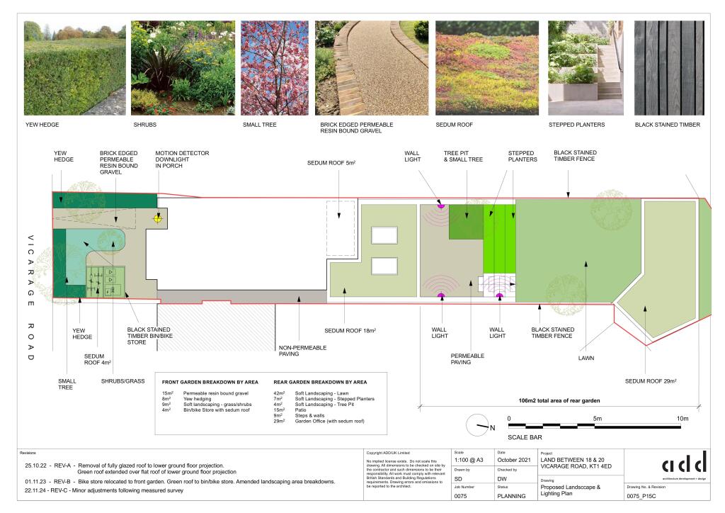 Land Between 18-20 Vicarage Road, Hampton Wick, London KT1 4ED