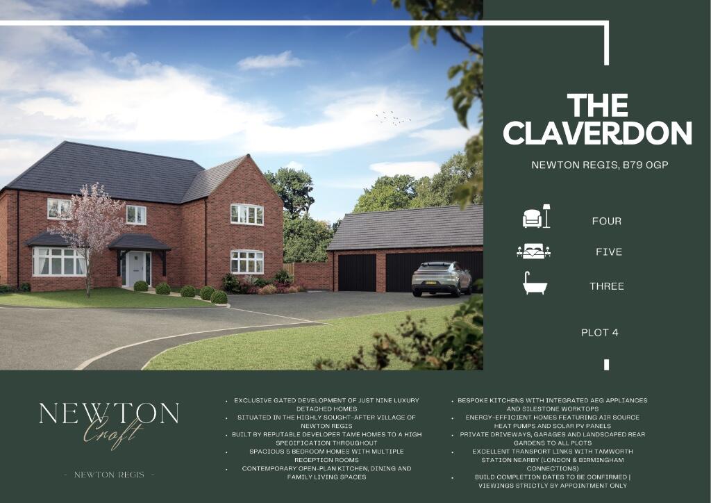 House in North Warwickshire, Newton Regis - View 2