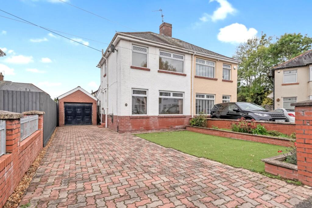 2-bed semi-detached on Ty Fry Gardens, Rumney, Cardiff, CF3 3NP, £255,000