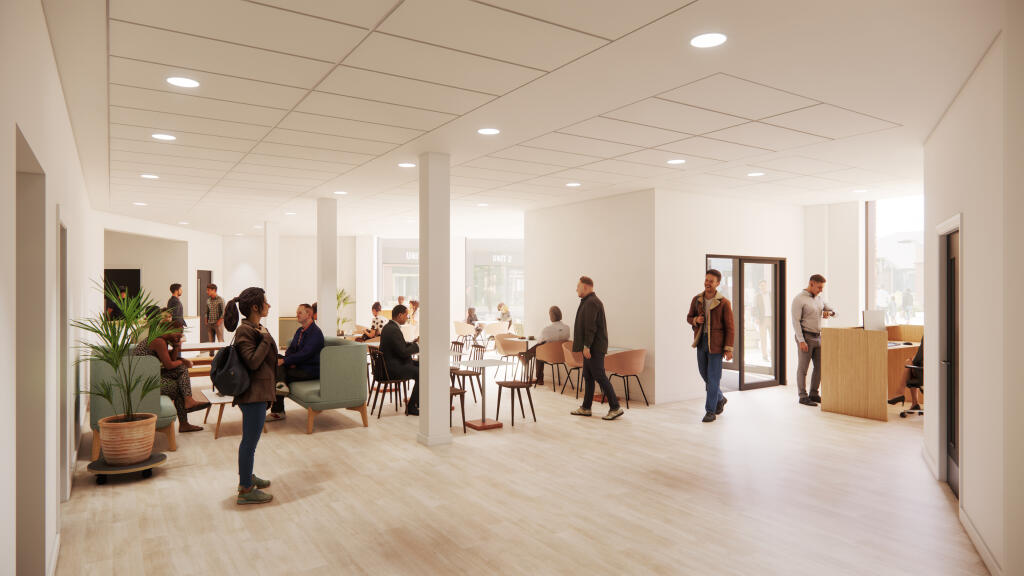Illustration - Ground Floor Reception and Coffee Lounge