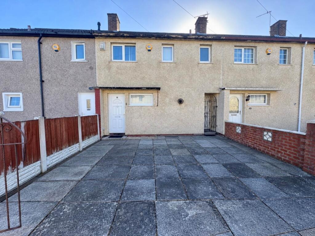 3-bed terraced on Brechin Road, Northwood, £129,950