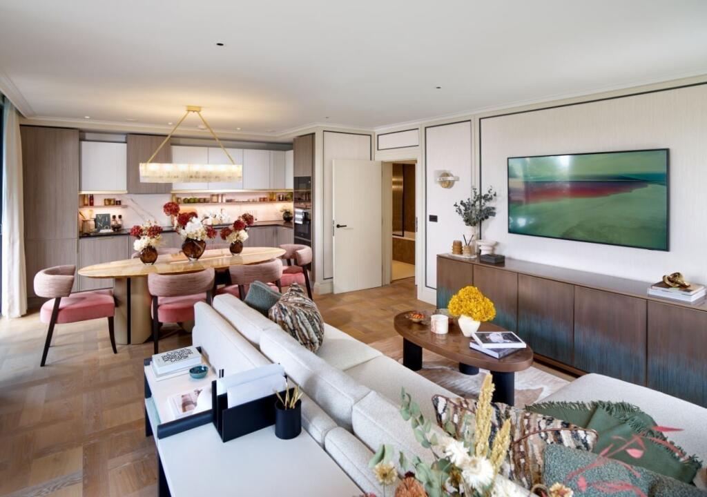 2-bed flat on Wandsworth Mills, 
11 Armoury Way, SW18, £915,000