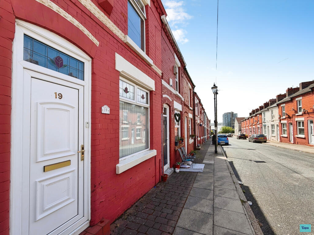 2-bed terraced on Gosford Street, Liverpool, L8, £160,000