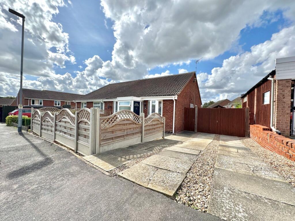2-bed semi-detached on Eagles Drive, Melton Mowbray, £189,950