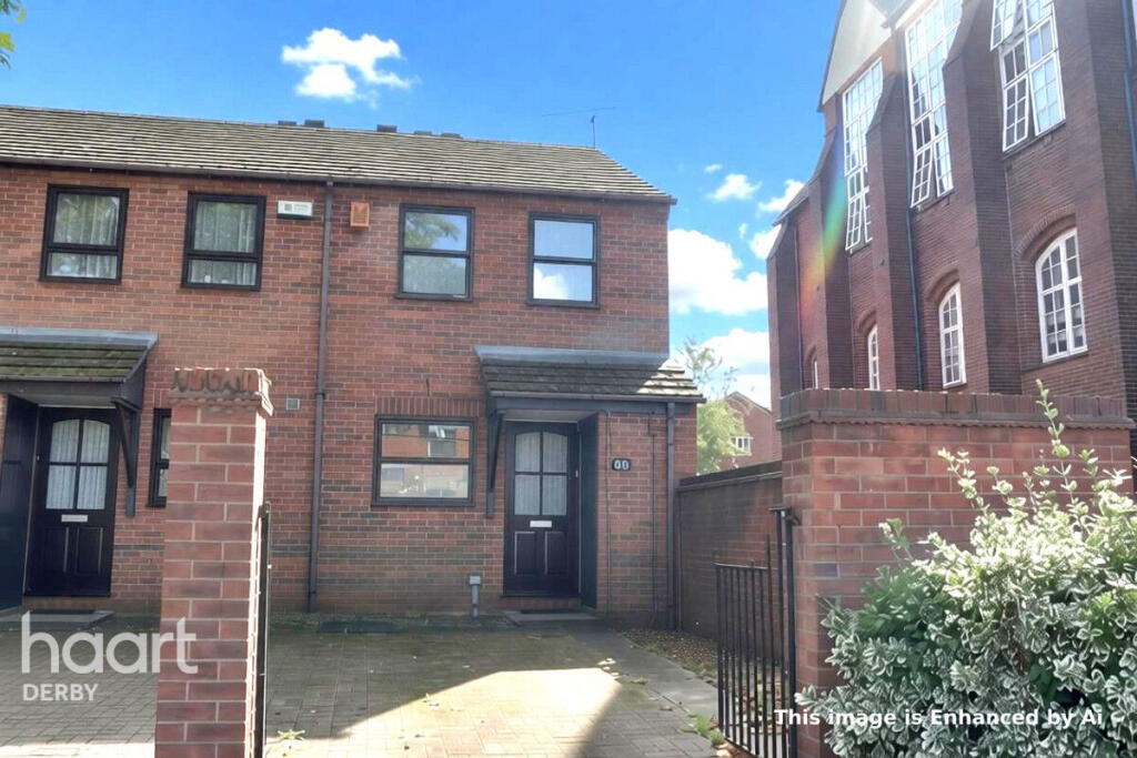 2-bed terraced on Great Northern Road, Derby, £160,000