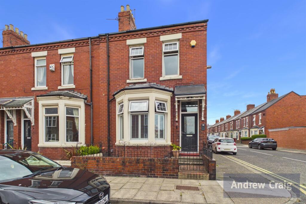 3-bed terraced on Hepscott Terrace, South Shields, £240,000