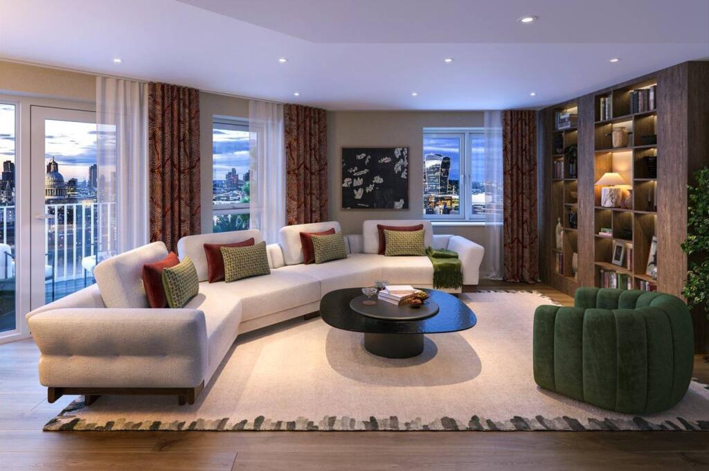 3-bed flat on The Edit, Southbank, SE1, £2,300,000